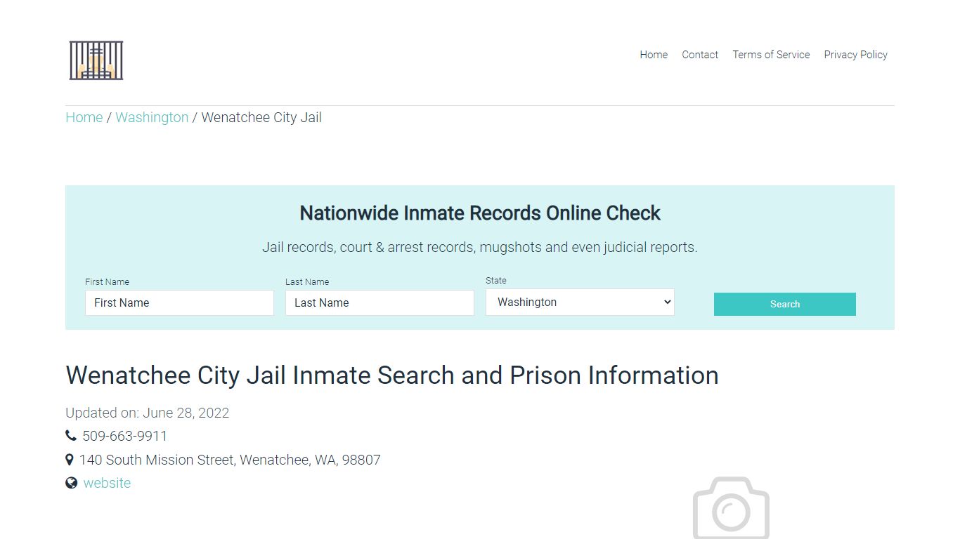 Wenatchee City Jail Inmate Search, Visitation, Phone no ...